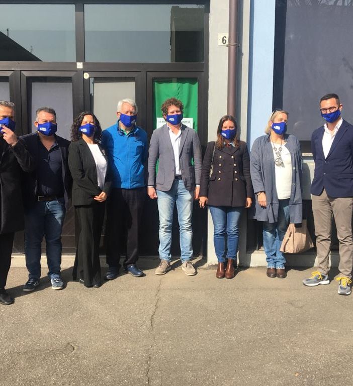La Lega di Busto nella sede di corso Italia lancia i gazebo virtuali e parla di elezioni con Matteo Bianchi