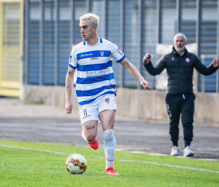 Aristidi Kolaj domenica scorsa contro il Piacenza (foto di Marco Giussani)