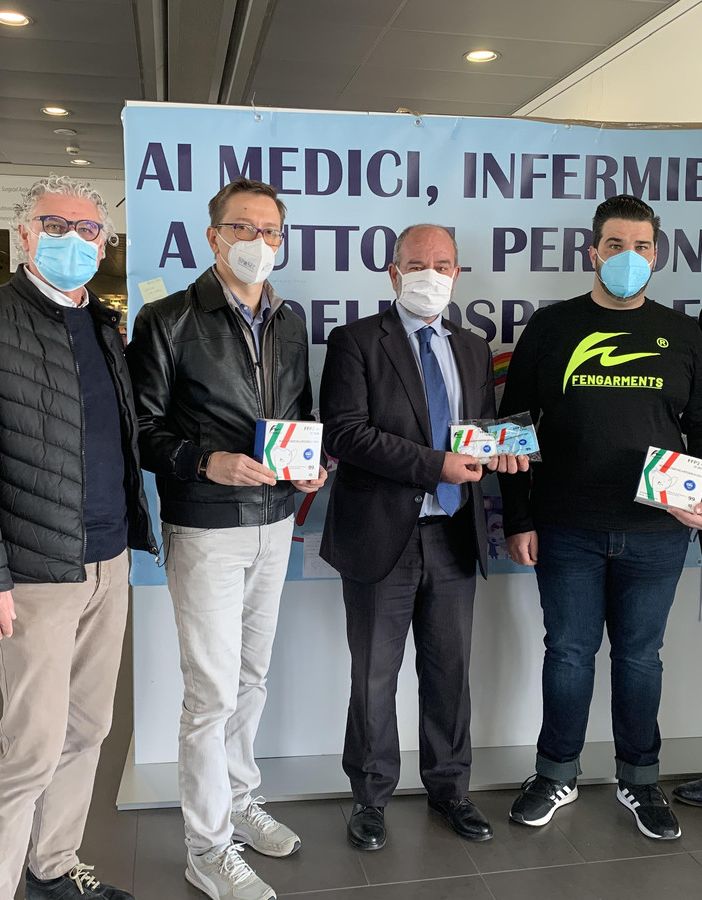 La donazione all'ospedale di Legnano