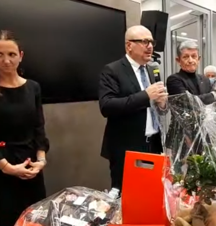 Il direttore generale Solbiati e il presidente Bcc Scazzosi