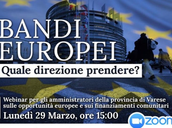 Bandi europei, incontro con sindaci Provincia su opportunità Ue per sviluppo territorio