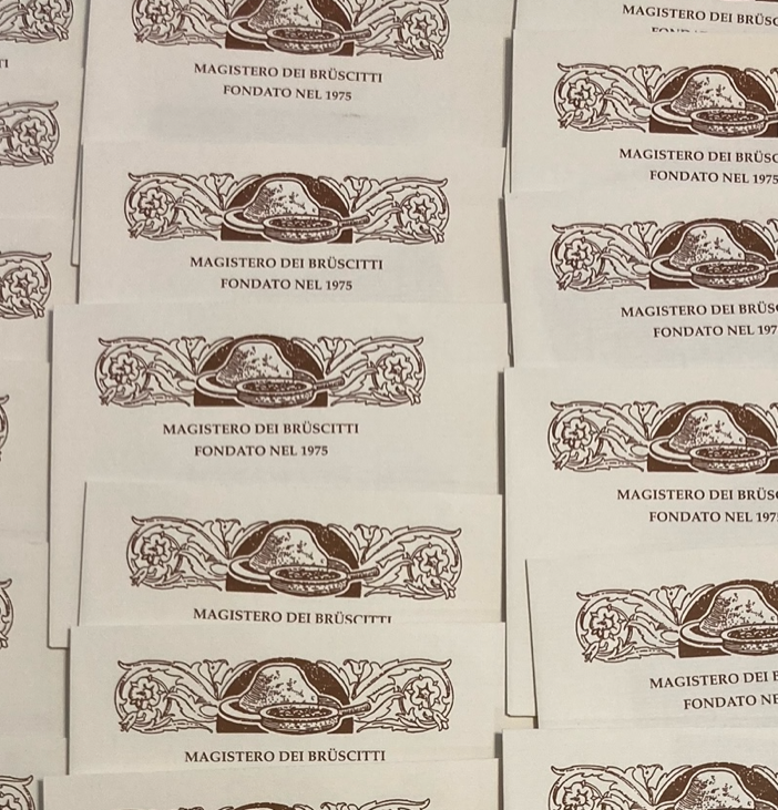 Le buste con i buoni spesa donate dal Magistero dei Bruscitti