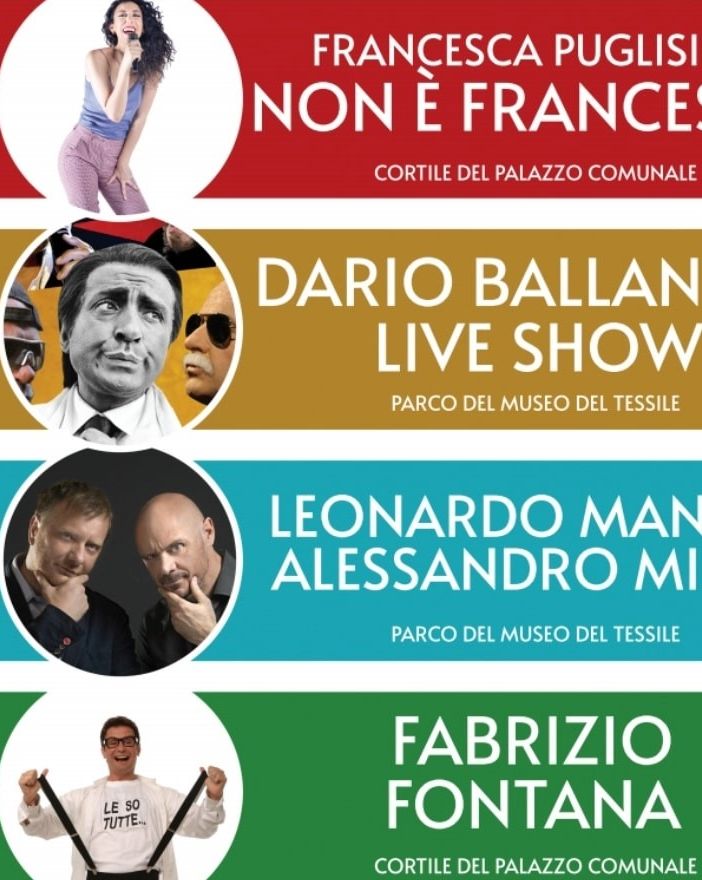 Quattro serate di comicità a Busto