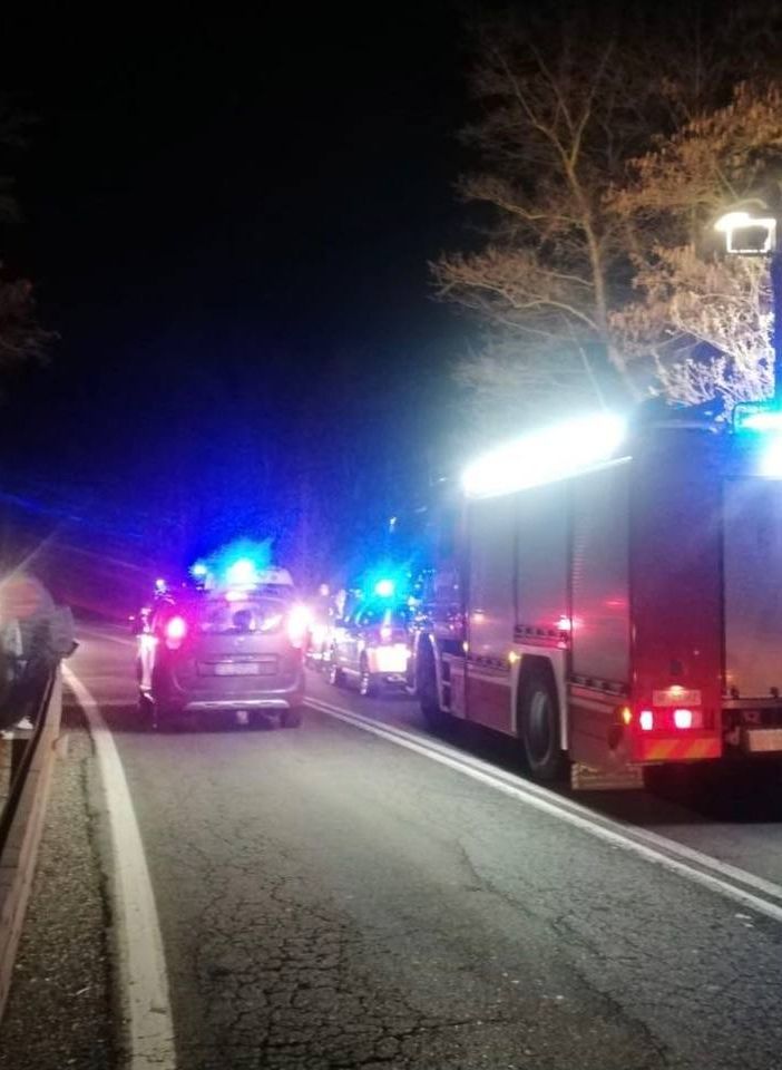 I soccorsi sul luogo dell'incidente