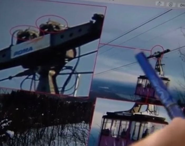 Un fermo immagine del video amatoriale finito al centro delle ultime indagini