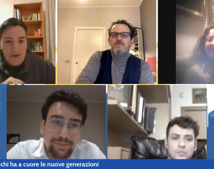 Germano Lanzoni ha parlato con i giovani di Busto Arsizio, presente anche il vicesindaco Manuela Maffioli