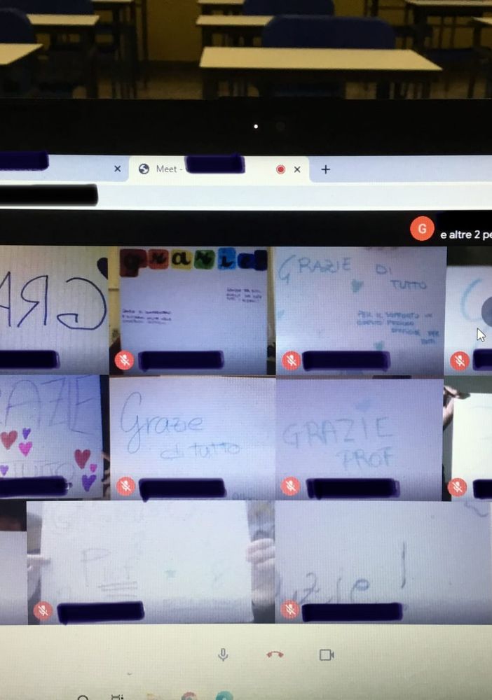 Gli studenti delle scuole Tommaseo in Dad ringraziano i professori