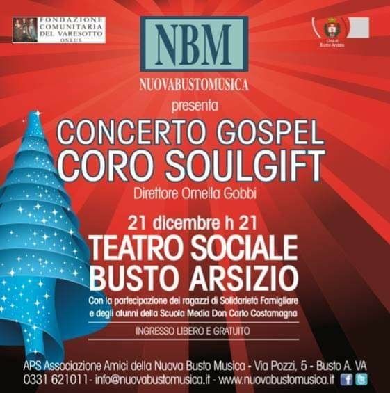 Appuntamento con il concerto gospel del &quot;Soulgift Choir&quot;