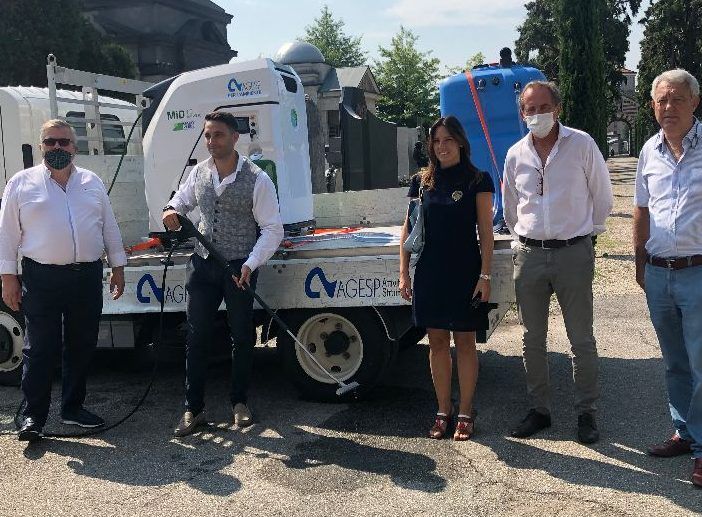 Agesp presenta un nuovo macchinario, sempre più “green”
