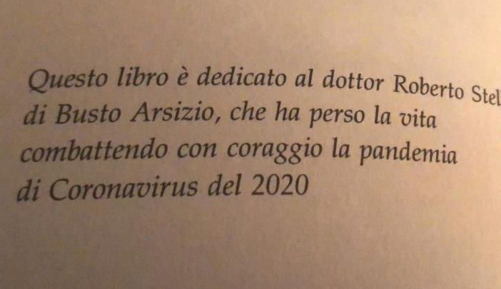 Glenn Cooper e la sua dedica al “dottor Stella di Busto”