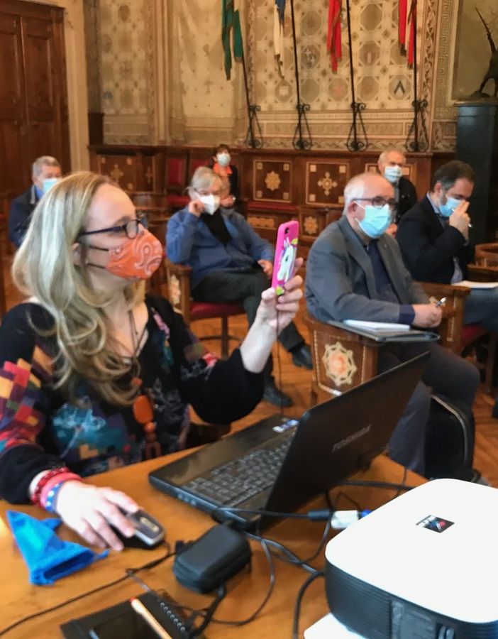 L'incontro con i sindacati a Legnano