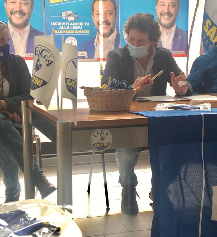 Da sinistra Paola Reguzzoni, Matteo Bianchi e Francesco Speroni