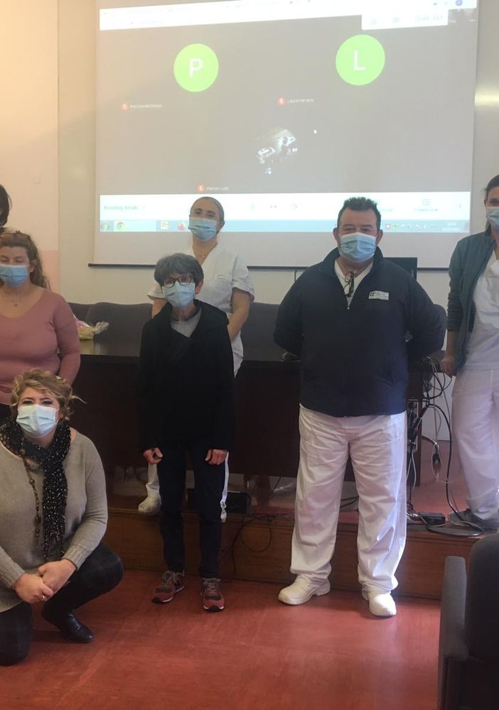 Renata Puricelli e la piccola festa a sorpresa a Busto, con la gratitudine espressa dai colleghi e dal dg Porfido