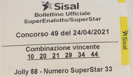 Busto: gioca 1,5 euro, ne vince 30mila