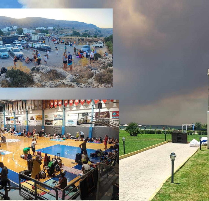 Incendi a Rodi, turisti bloccati sull’isola: «Ancora in attesa di informazioni»