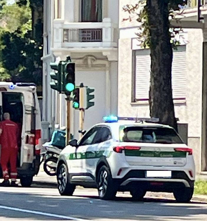 I soccorsi in viale Alfieri