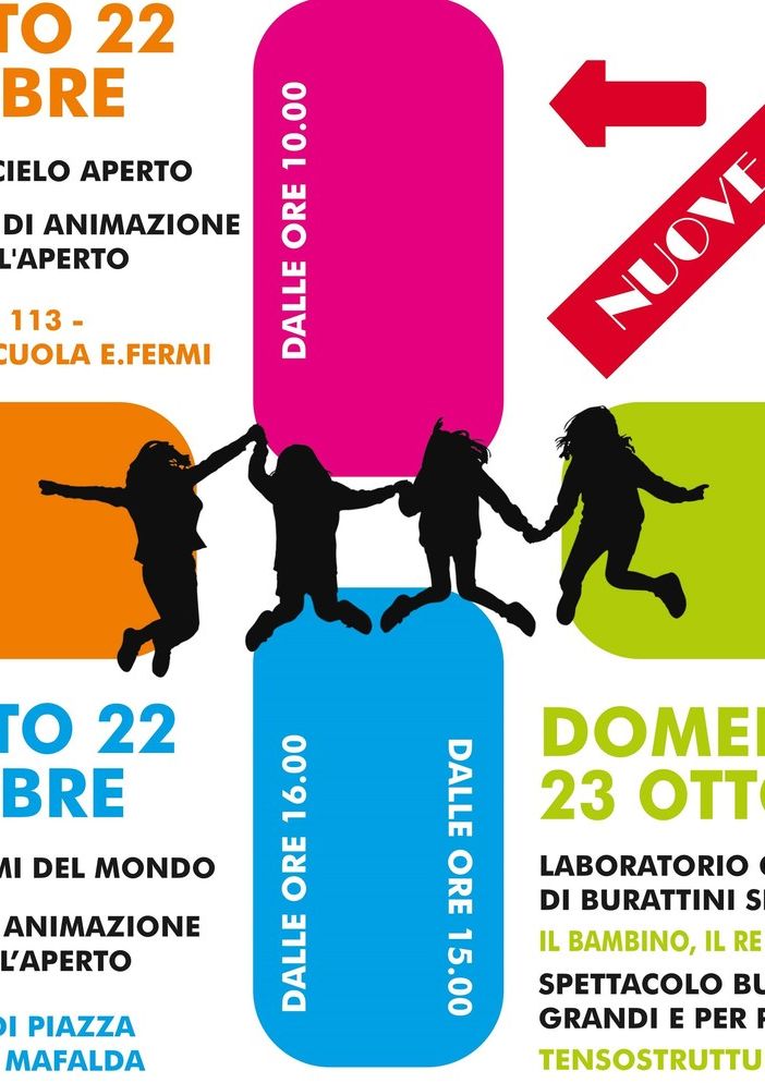 Un weekend di animazione en plein air per i più piccoli nei rioni di Busto
