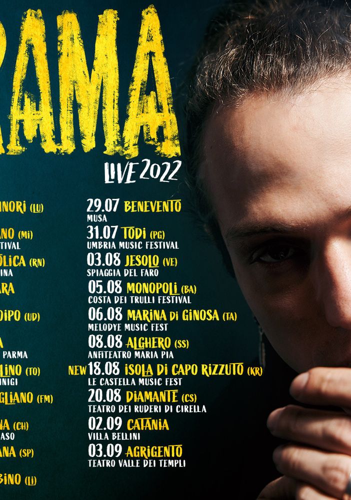 Irama, giovedì 7, apre il gran finale del Rugby Sound Festival
