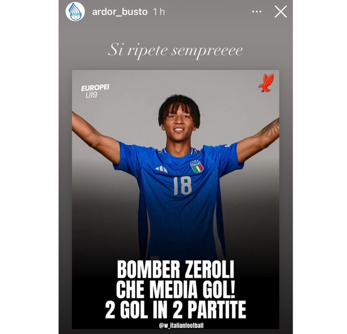 Zeroli gol in Nazionale. Che orgoglio grande per l'Ardor