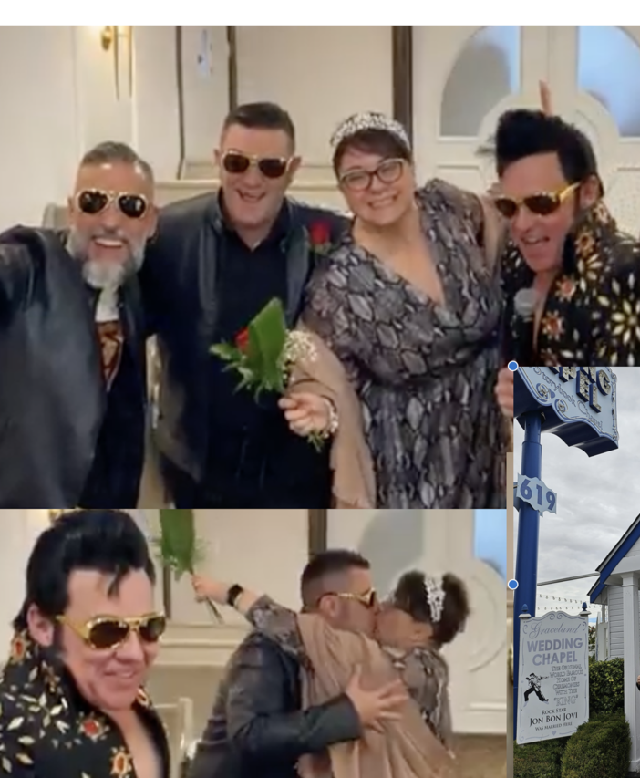 FOTO E VIDEO. Pamela e Lorenzo sposi bis 11 anni dopo: con Elvis a Las Vegas (ma vicino agli U2)