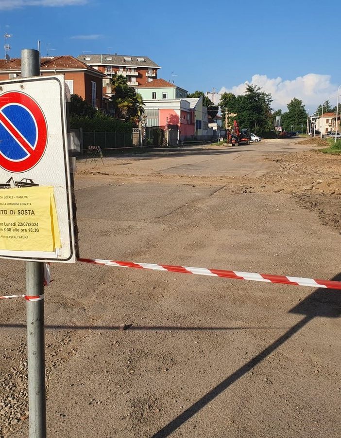 Lavori accanto al mercato di Busto, spostamento più vicino