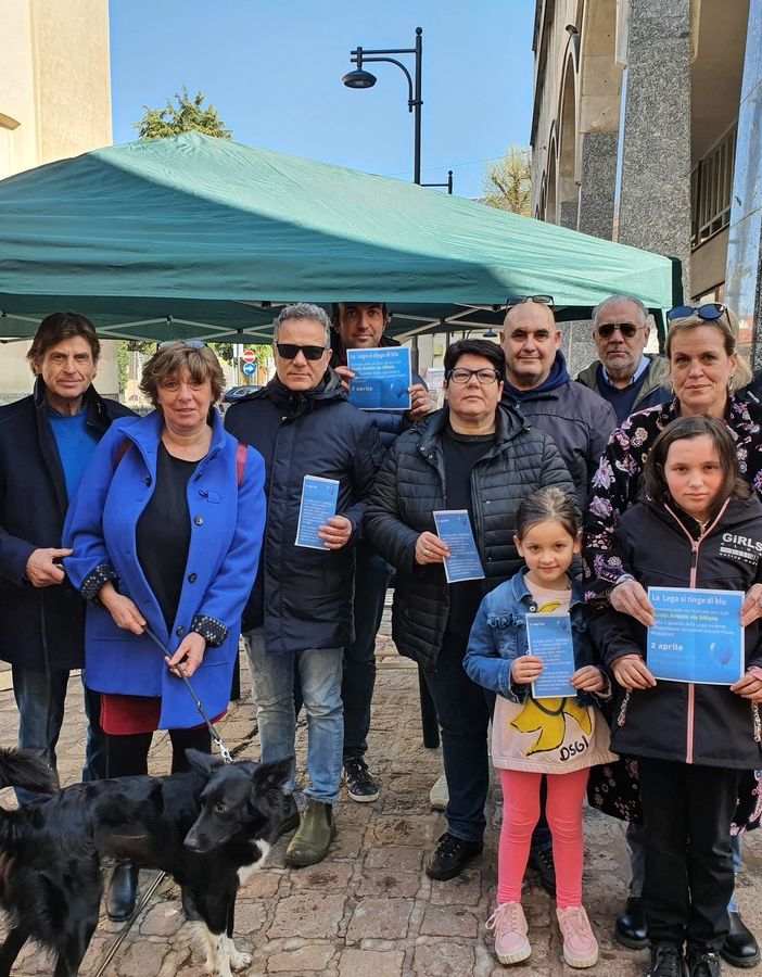 Gazebo della Lega in occasione della Giornata mondiale della consapevolezza sull’autismo