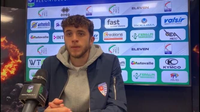 Leonardo Galli in sala stampa a Salò