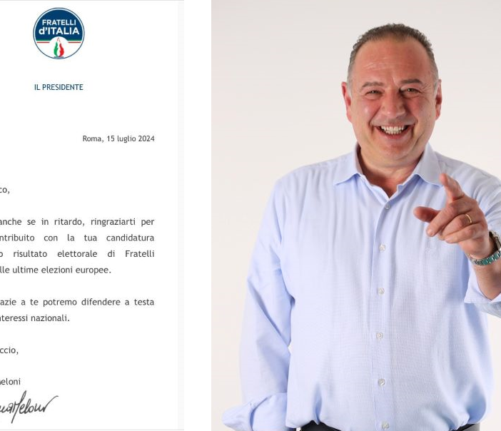 C’è posta per Colombo. Meloni scrive al sindaco di Daverio: «Grazie per aver contribuito al risultato di FdI»