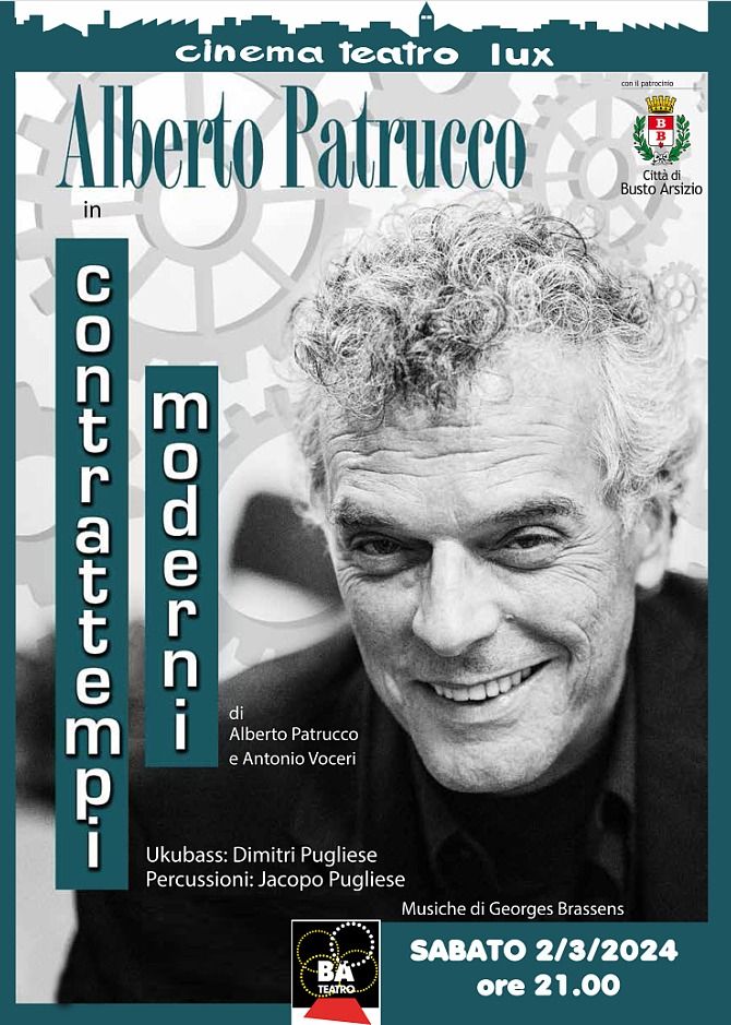 “Contrattempi Moderni” al Teatro Lux con Alberto Patrucco