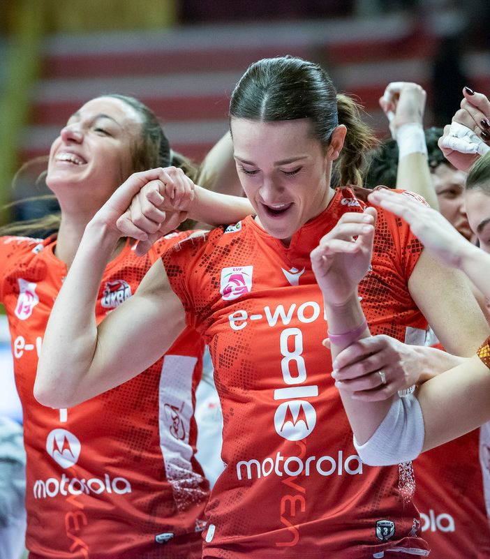 Capitan Lualdi, una certezza al centro e vera condottiera (foto Lega Volley Femminile - Gabriele Alemani)