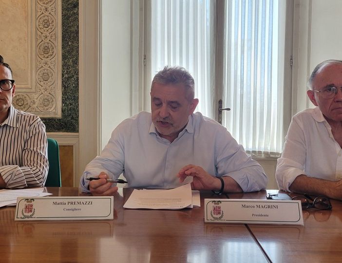 Da sinistra, Premazzi, Magrini e Di Toro