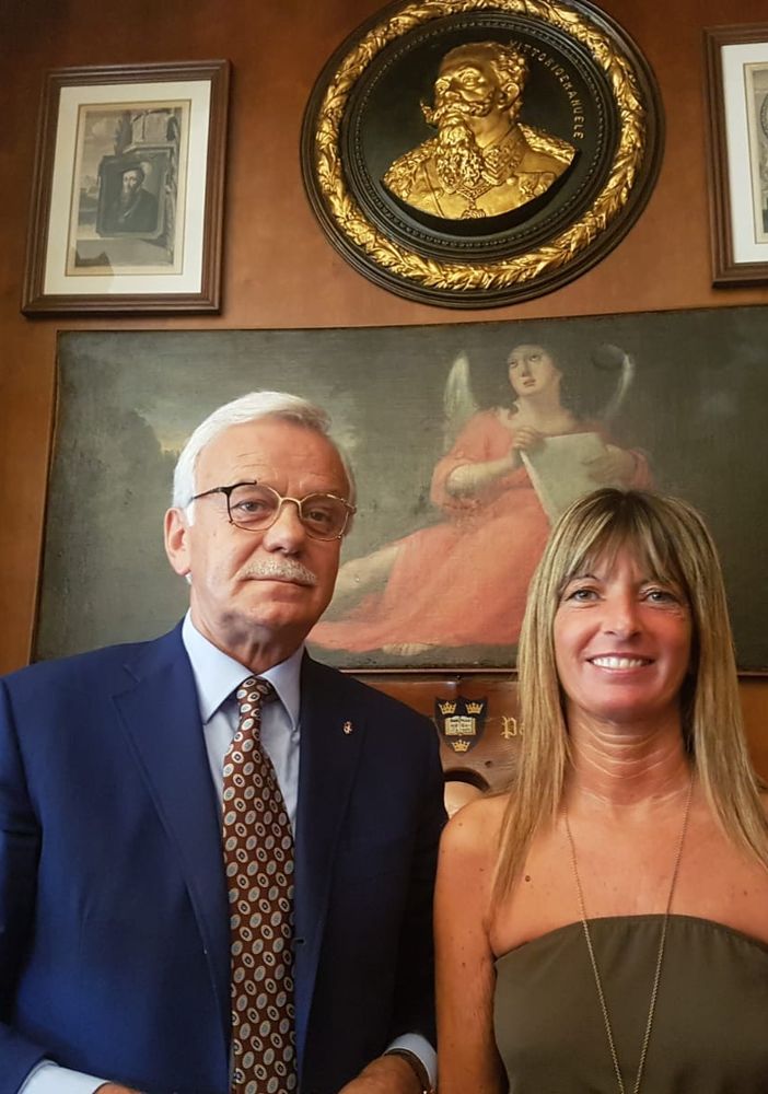 L'avvocato con Paola Magugliani