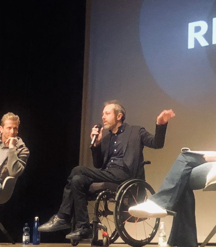 Andrea Stella e Umberto Pelizzari con Emy Bossi