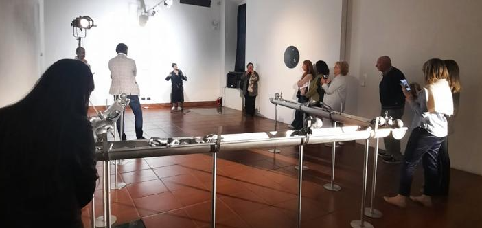 L'inaugurazione della mostra