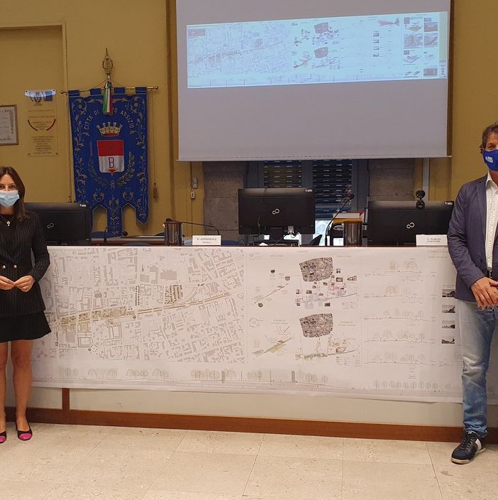 La presentazione del progetto in municipio