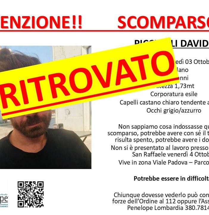 Ritrovato il medico del San Raffaele