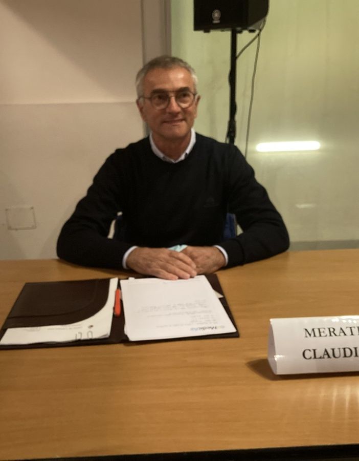 Pirola con Merati, che lascia la Uyba
