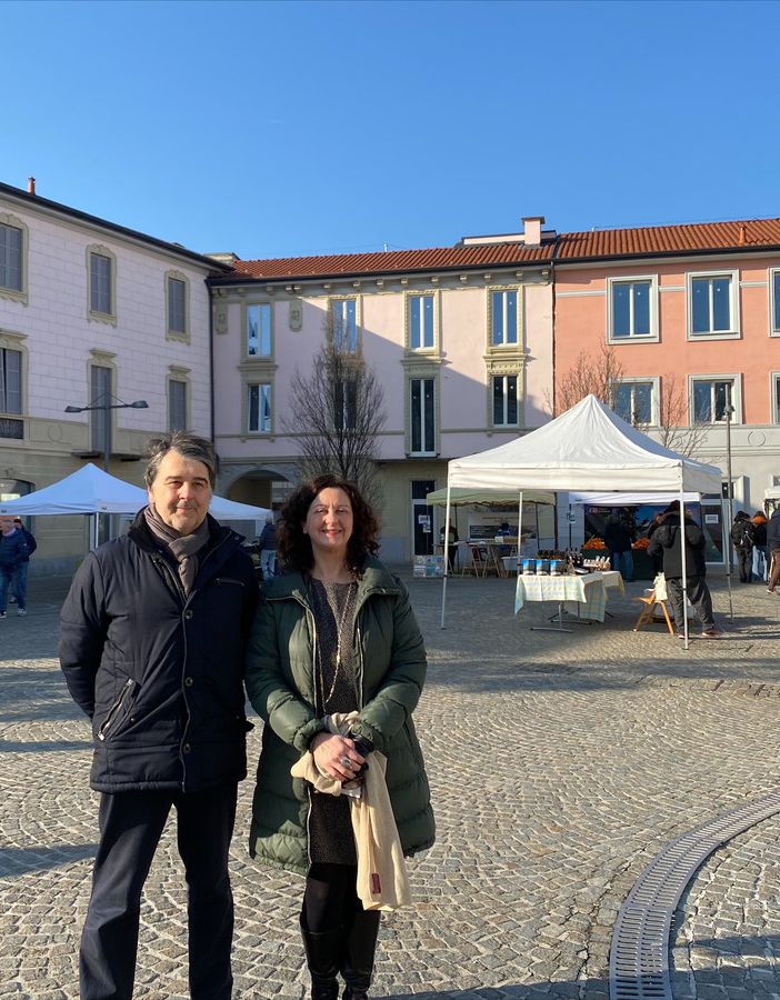 In foto Manuela Maffioli e Paolo Testa