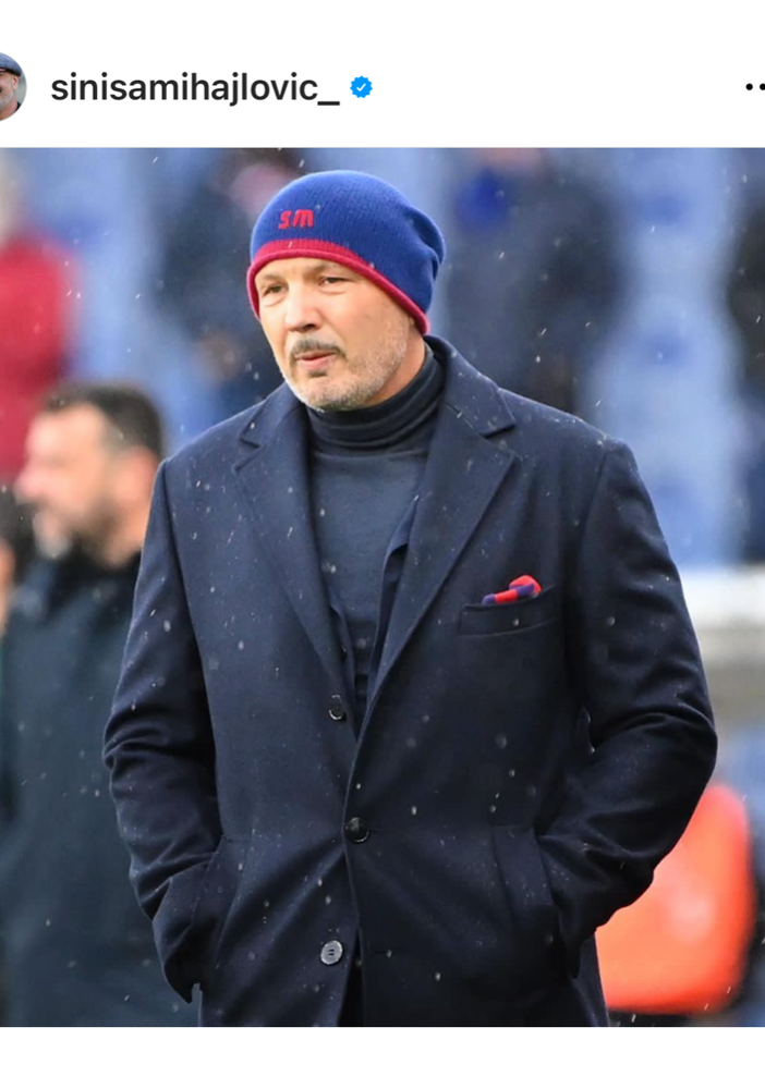 Foto dal profilo ufficiale di Mihajlovic