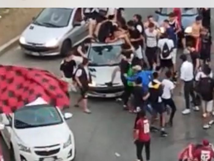 Un fotogramma del video pubblicato da Cassani