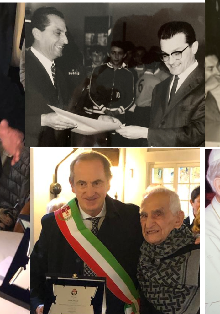 Alcune immagini della vita di Monoli e la festa con il sindaco due anni fa