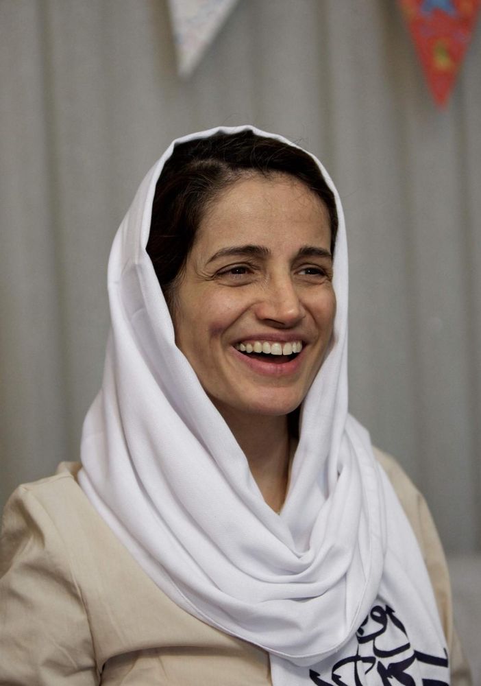 L’avvocata iraniana Nasrin Sotoudeh ringrazia i togati di Busto