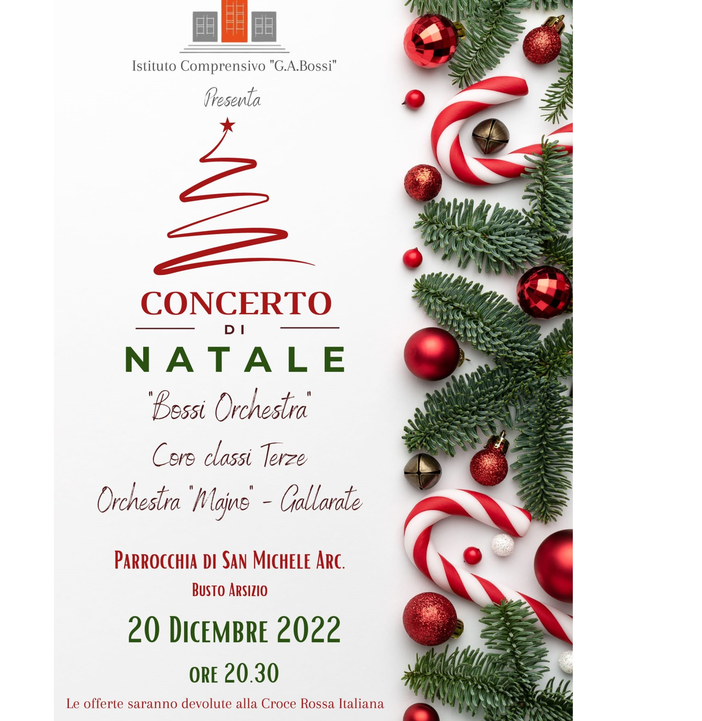 La “Bossi-Majno orchestra” augura buon Natale in San Michele e devolve il ricavato alla Croce Rossa