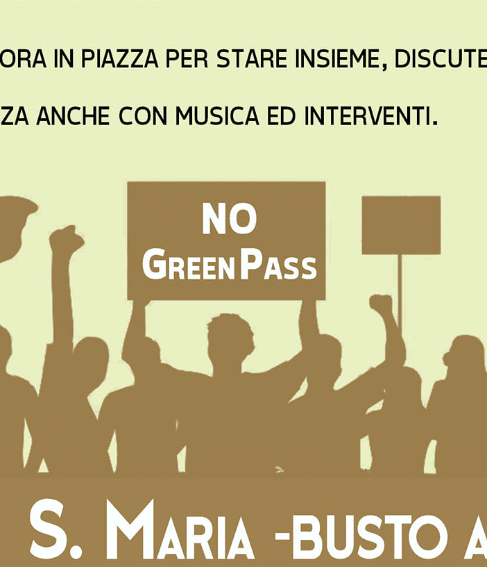 No al super green pass: Assemblea popolare torna in piazza a Busto