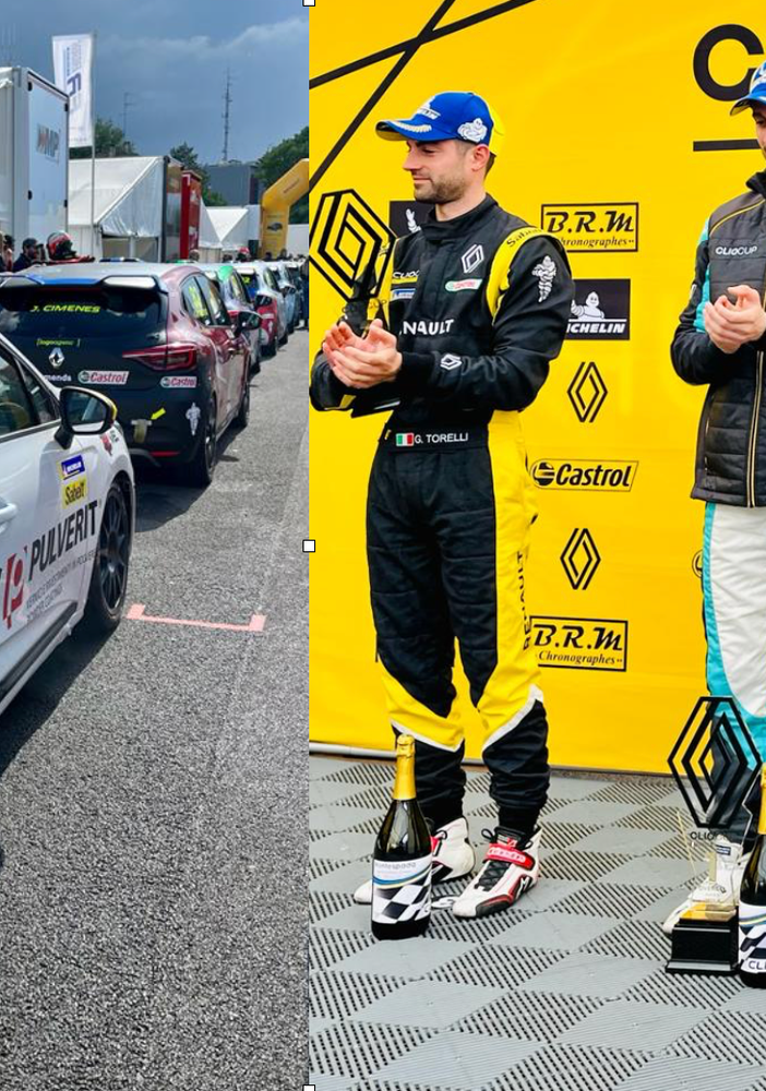 L'auto di Ricciarini, poi salito sul podio - foto Essecorse