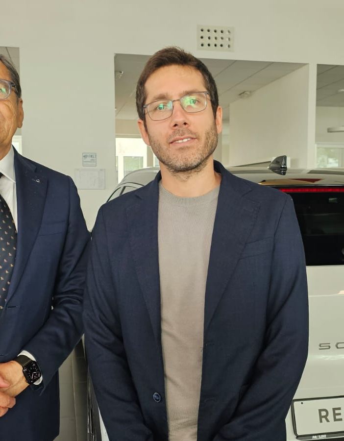 L'amministratore unico Giorgio Paglini e il professor Giulio Salvadori