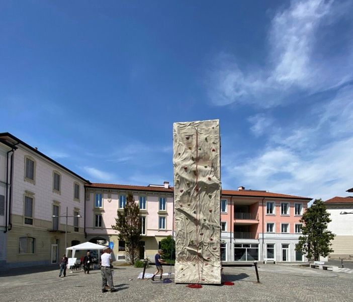 Un weekend con l’arrampicata in piazza San Giovanni
