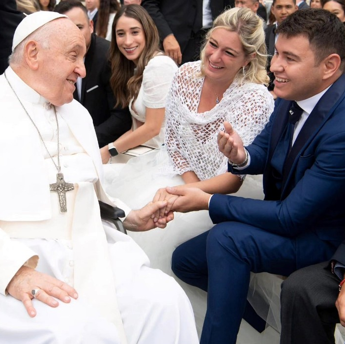 Il consigliere comunale Folegani e l’incontro col Papa: «Emozione indescrivibile»