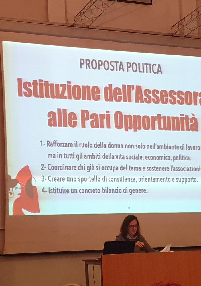 Un momento della serata al Museo del Tessile