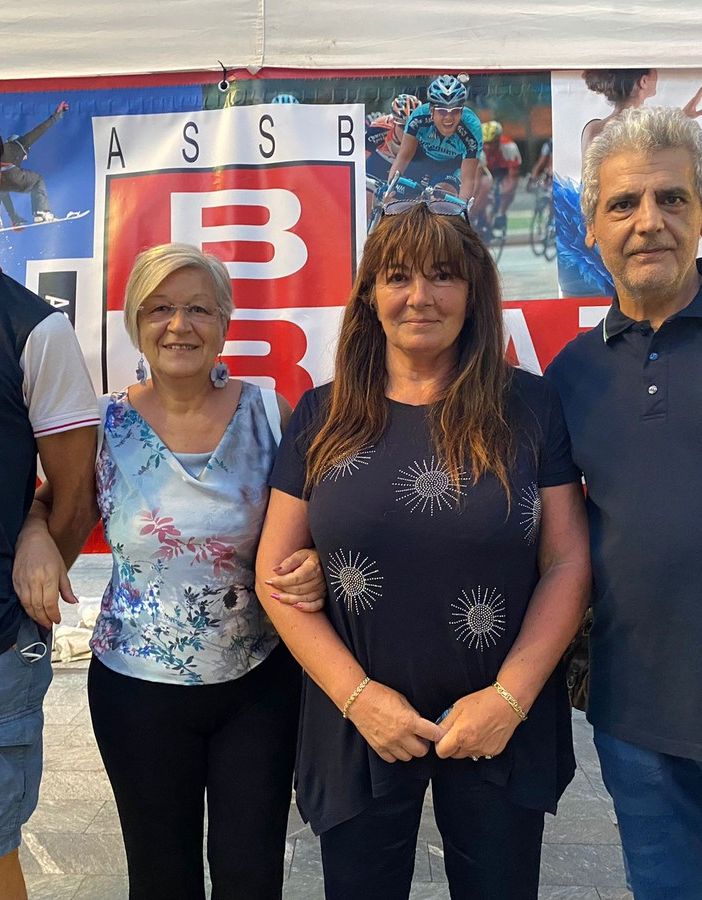 Da sinistra Roberto Roggiero, Maria Teresa Nasatti, Patrizia Testa e Fabrizio Ranisi. Una bella serata di sport tutti insieme